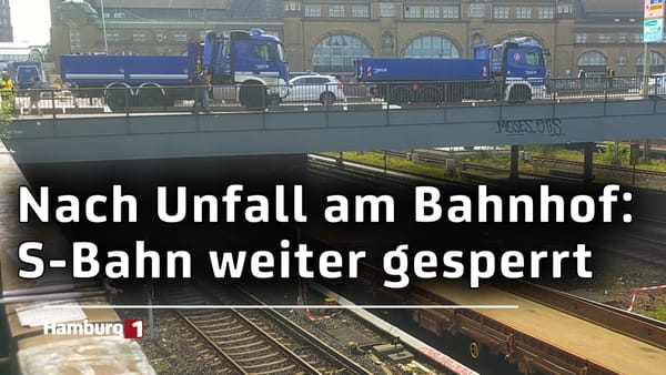 S-Bahnverkehr weiter nicht möglich: Aufräumarbeiten nach Unfall am Hauptbahnhof begonnen
