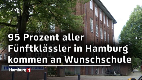Schule: 95 Prozent aller Fünftklässler in Hamburg kommen an ihre Wunschschule