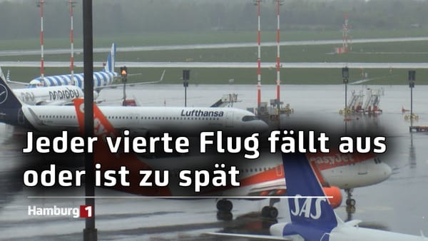 Hamburger Flughafen: Jeder vierte Flug ist unpünktlich oder fällt aus