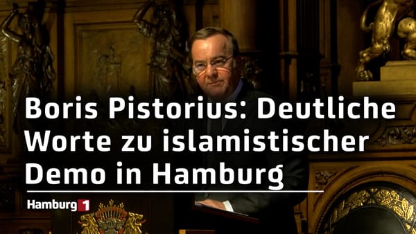 Rathaus: Boris Pistorius beginnt Rede mit klaren Worten zu islamistischen Demonstrationen